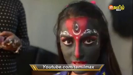 kaakkum theivam kaali colors tamil serial Maakaali makup காக்கும் தெய்வம் காளி