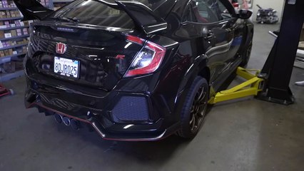 2018 TYPE R INVIDIA R400 GEMINI EXHAUST INSTALL DIY!