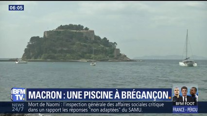 Emmanuel Macron envisage la construction d’une piscine au fort de Brégançon