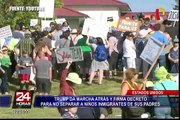 Donald Trump anuncia decreto para mantener a hijos de migrantes junto con sus padres