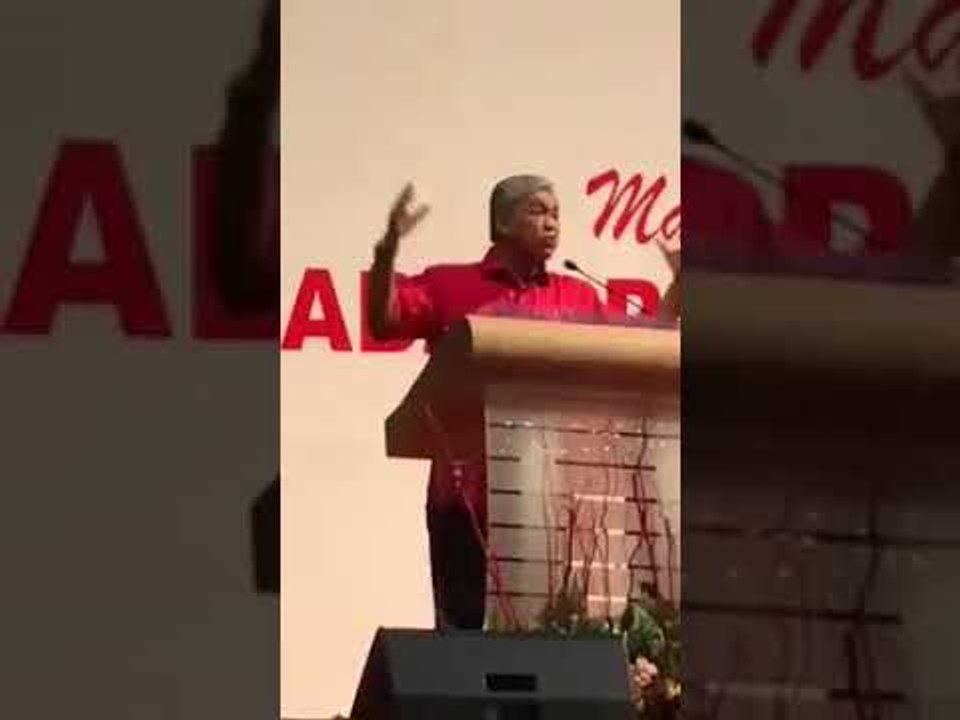 In video, Zahid says gave blessings for Sarawak parties to quit BN