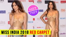 Malaika Arora Stunning Look In A Thigh-High Slit Dress at Femina Miss India 2018 Grand Finale