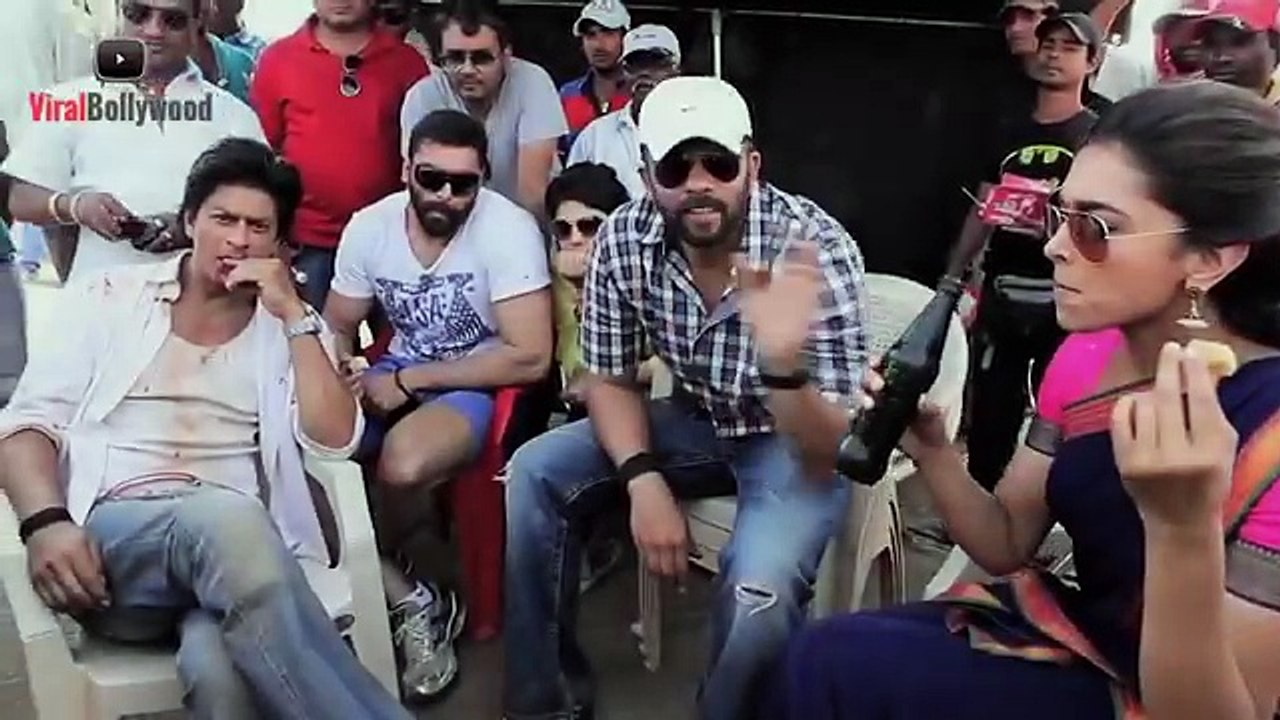 Deepika Padukone Broke Glass Bottle On Rohit Shetty Head _ Behind The Scene