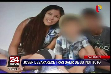 San Miguel:  joven desaparece tras salir de su instituto