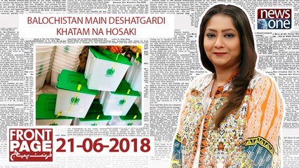 Front Page | 21-June-2018 | Election 2018