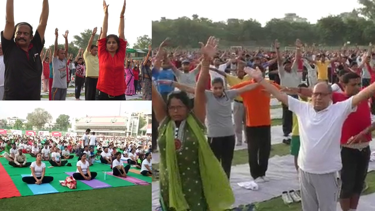 योग दिवस पर गवाह बनी पीएम की काशी, लोगों ने मना...