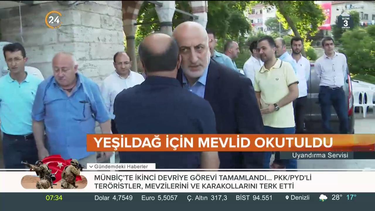 Yemek verildi