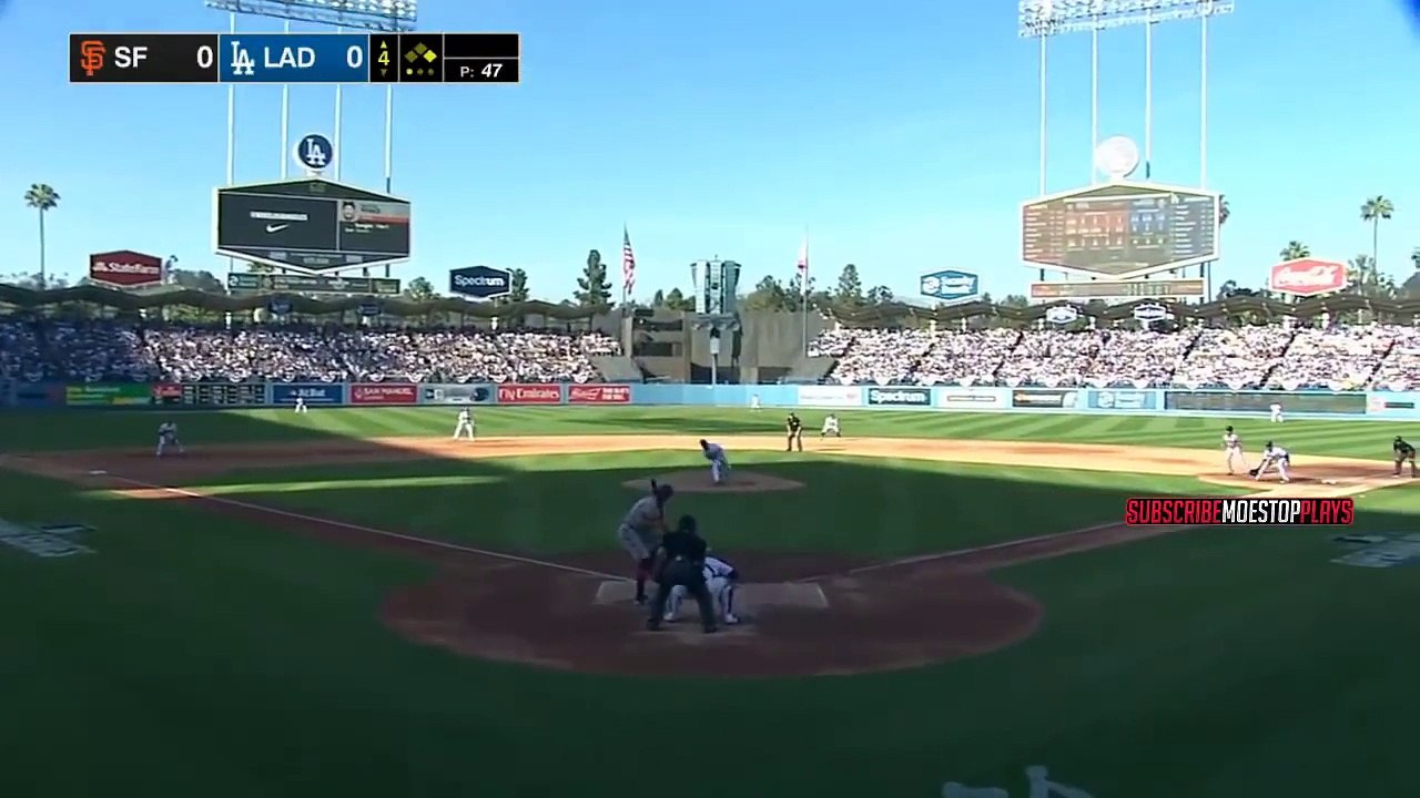 San Francisco vs Los Angeles Dodgers - Full Game Highlights - 3_29_18