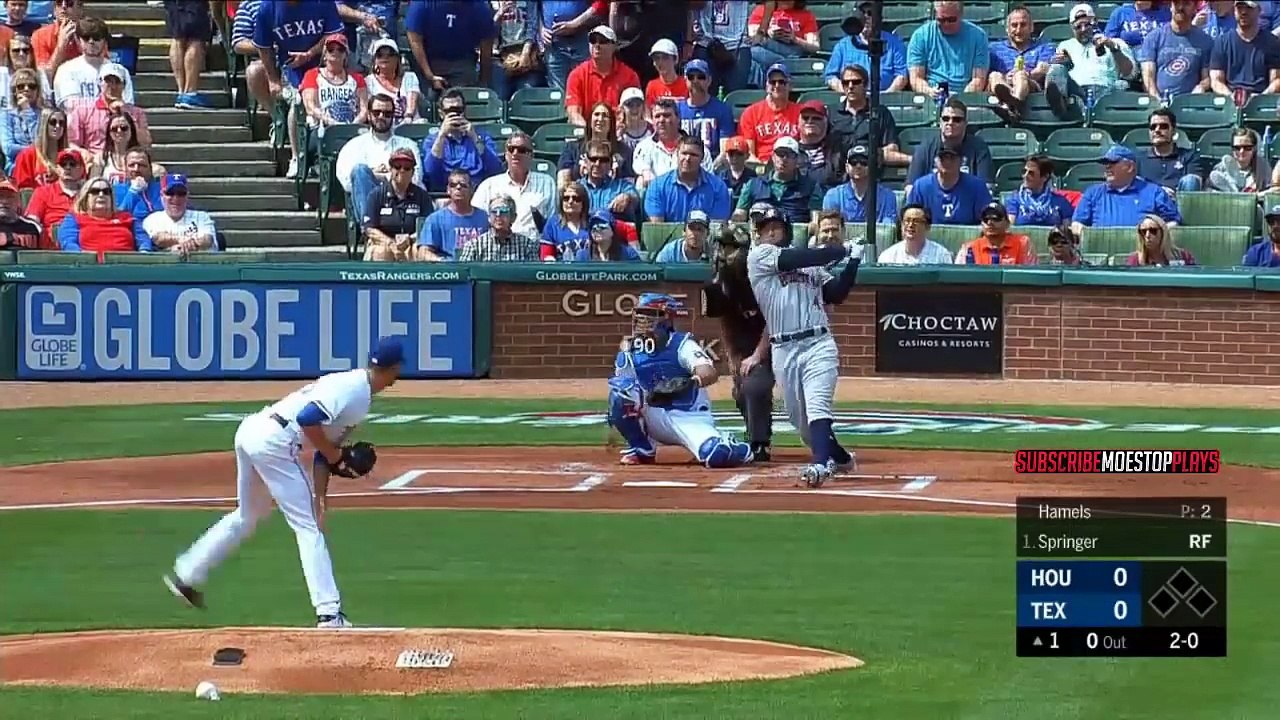 Houston Astros vs Texas Rangers - Full Game Highlights - 3_29_18