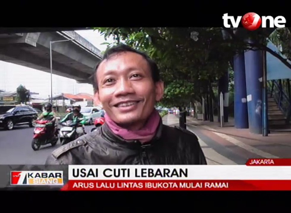 Usai Cuti Lebaran, Jakarta Macet Lagi