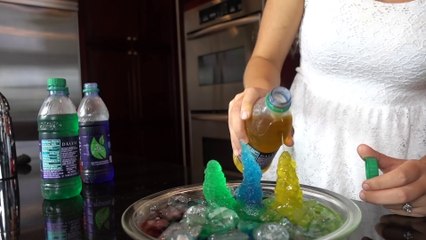CRAZY INSTANT WATER TO ICE MAGIC TRICK!!! RAINBOW ICE!