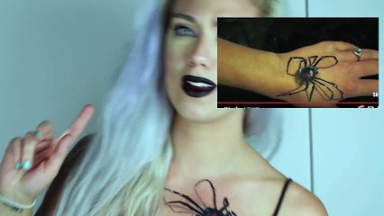 Creepy 3D Spider Halloween Makeup 2015 Easy!