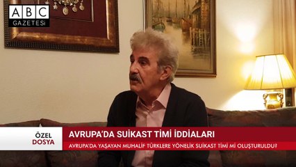 Avrupa'da muhalif Türk vatandaşlarına karşı suikast timi iddiaları