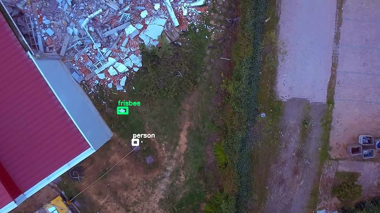 YOLO v2 default deployed on drone