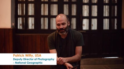 Patrick Witty sharing his experience at Photo Kathmandu