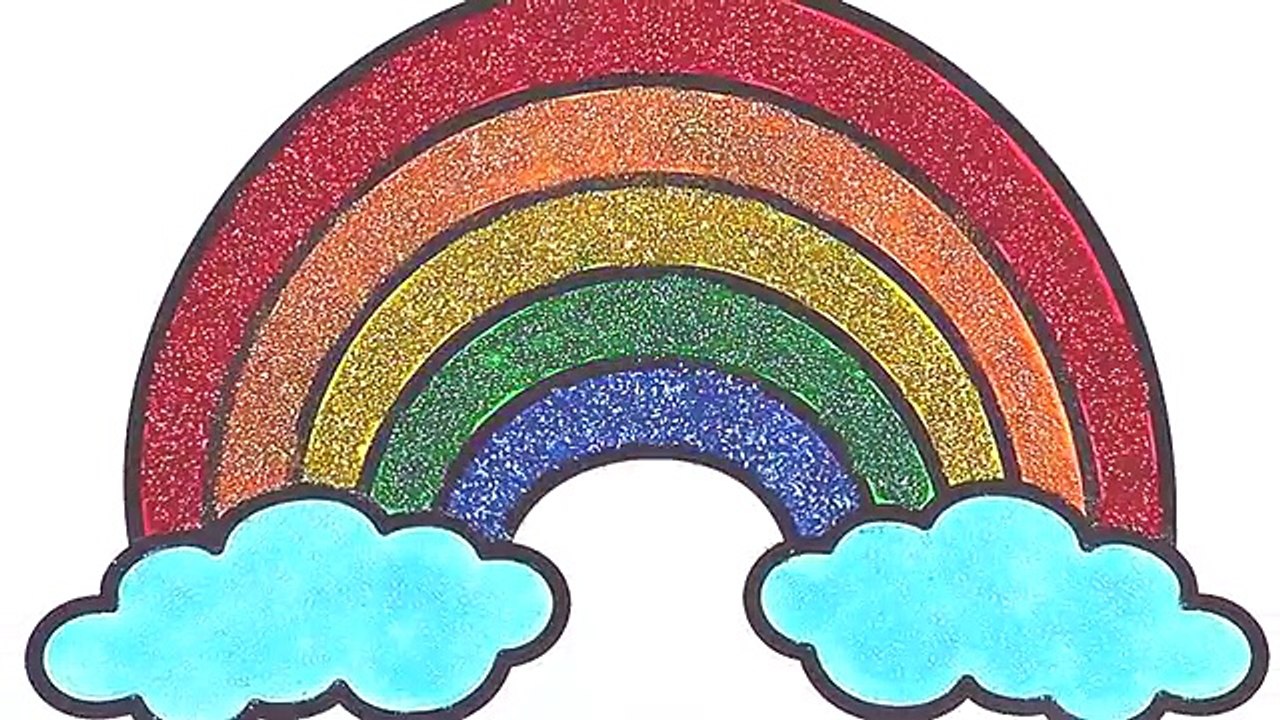 Rainbow_Coloring_with_Glitter___Drawing_for_Kids