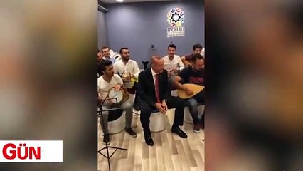 Cumhurbaşkanı Erdoğan türkü söyledi sosyal medya yıkıldı