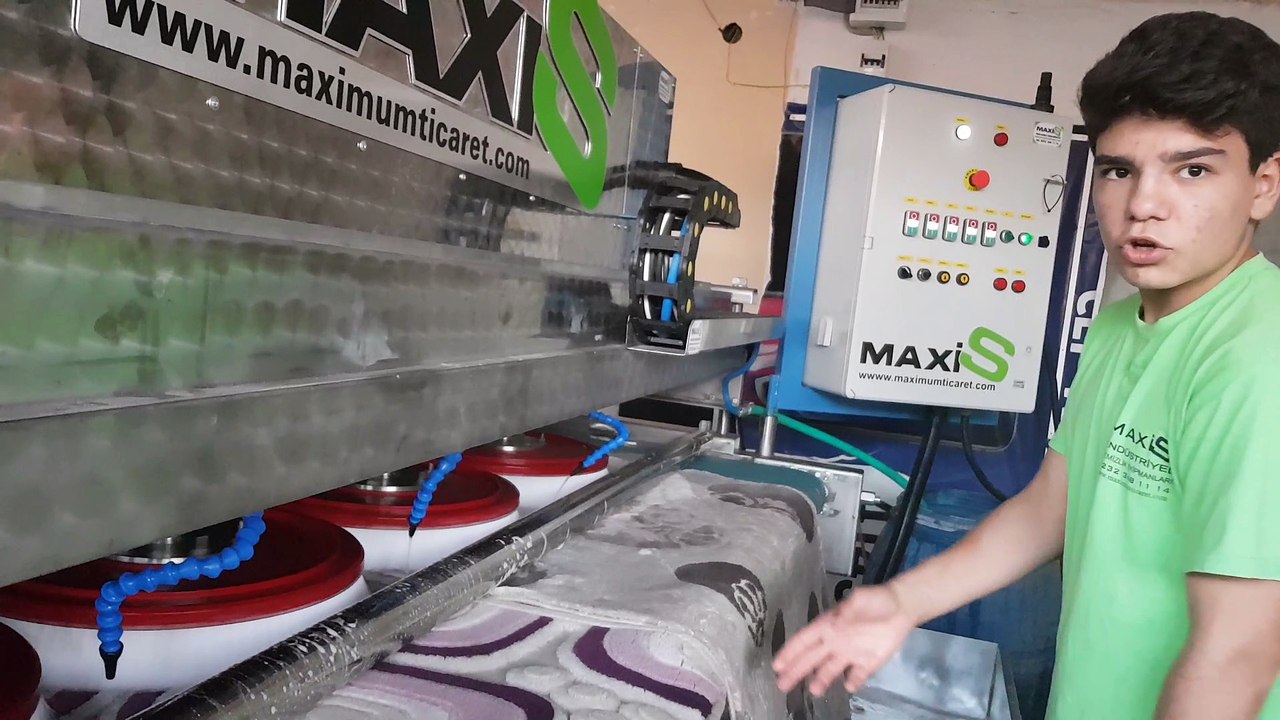 otomatik halı yıkama makinası,halı sıkma makinası maxis