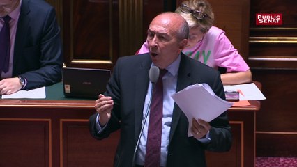 Asile : "Nous ne faisons que rejoindre le droit européen" affirme Collomb
