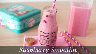 Raspberry Smoothie - Super Easy Raspberry Banana Smoothie Recipe
