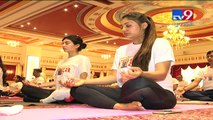 Sunil Shetty celebrates international yoga day in Surat- Tv9 Gujarati