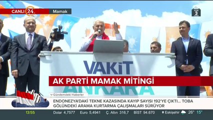 Başbakan Yıldırım Mamak'ta
