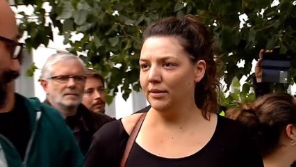 Alcaldesa de Berga detenida por los Mossos por no retirar la 'estelada'.