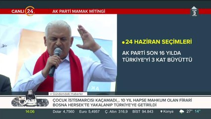 Başbakan Yıldırım Mamak'ta