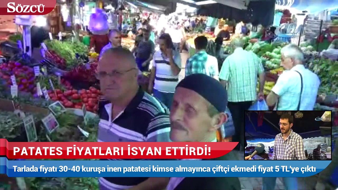 Patates fiyatları isyan ettirdi