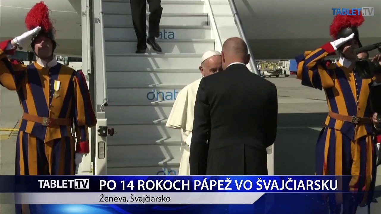 Pápež František je na jednodňovej oficiálnej návšteve vo švajčiarskej Ženeve