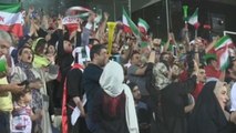 Las mujeres iraníes logran una victoria pese a la derrota de su selección ante España