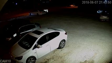 Kaza Saniye Saniye Güvenlik Kamerasına da Yansıdı.