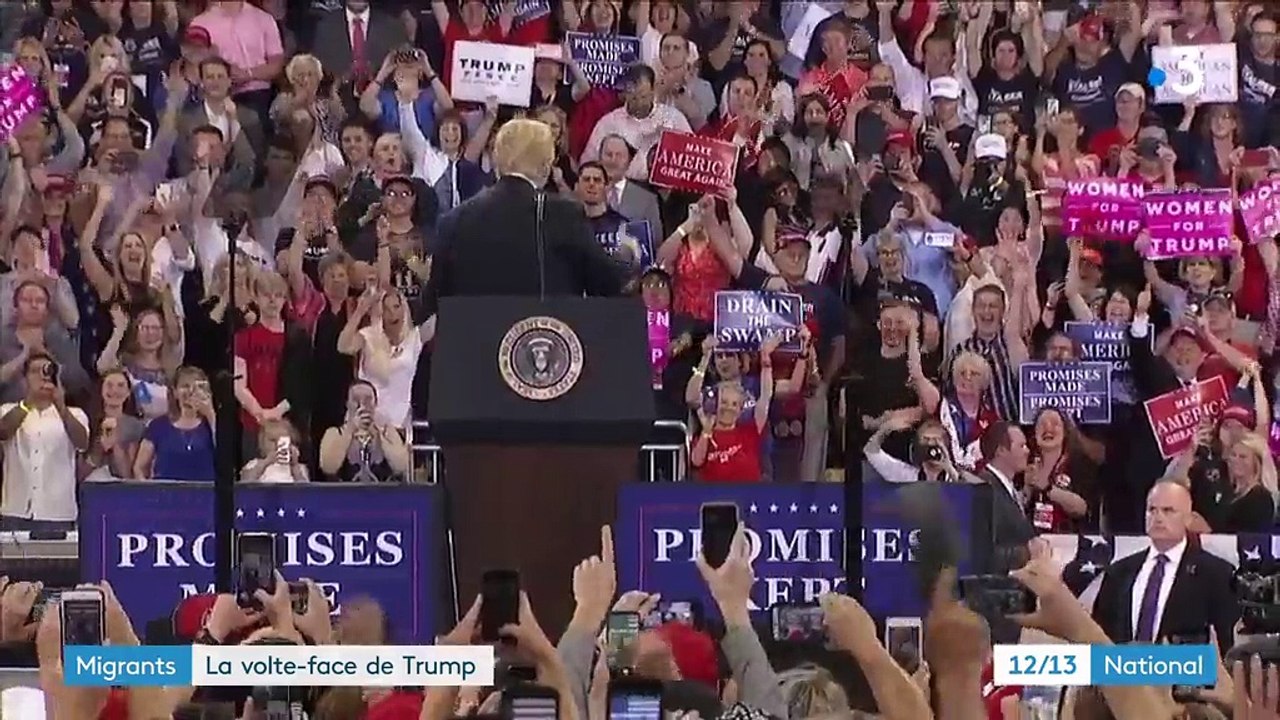 Migrants : la volte-face de Donald Trump
