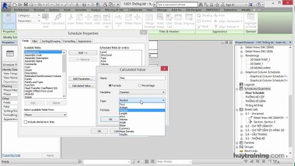 1303. _Thống kê sàn và móng trong Revit  mp4