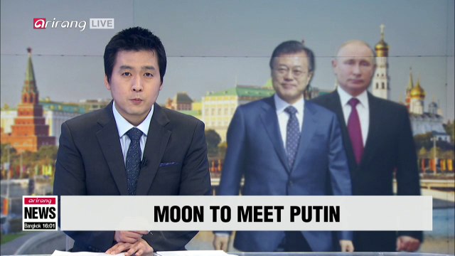 President Moon to hold summit with Russian counterpart Vladimir Putin
