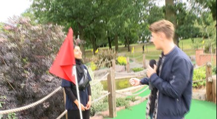 Meet Afrah at Cannon Hill Park Crazy Golf