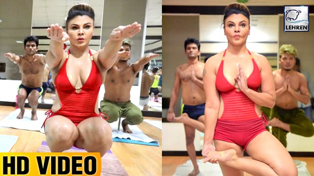 Rakhi Sawant Yoga Video | International Yoga Day
