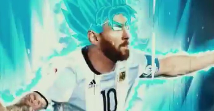 Messi Super Saiyan Blue - Dragon Ball Super