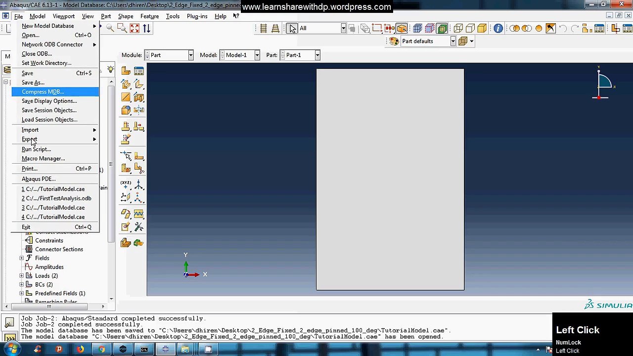How to run and edit python script in abaqus?