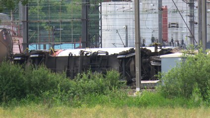 Accident sur un train à la gare de triage de Woippy