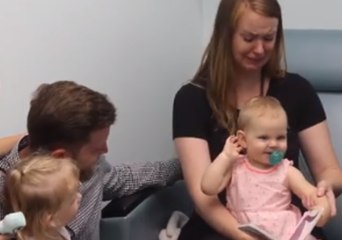 Mom's Tears of Joy as Toddler Hears for First Time