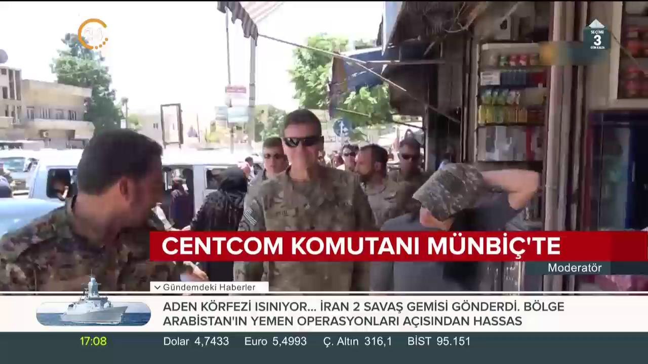 CENTCOM komutanı Münbiç'te