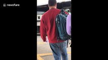 Bus line employee tells passengers they have to be US citizens to ride