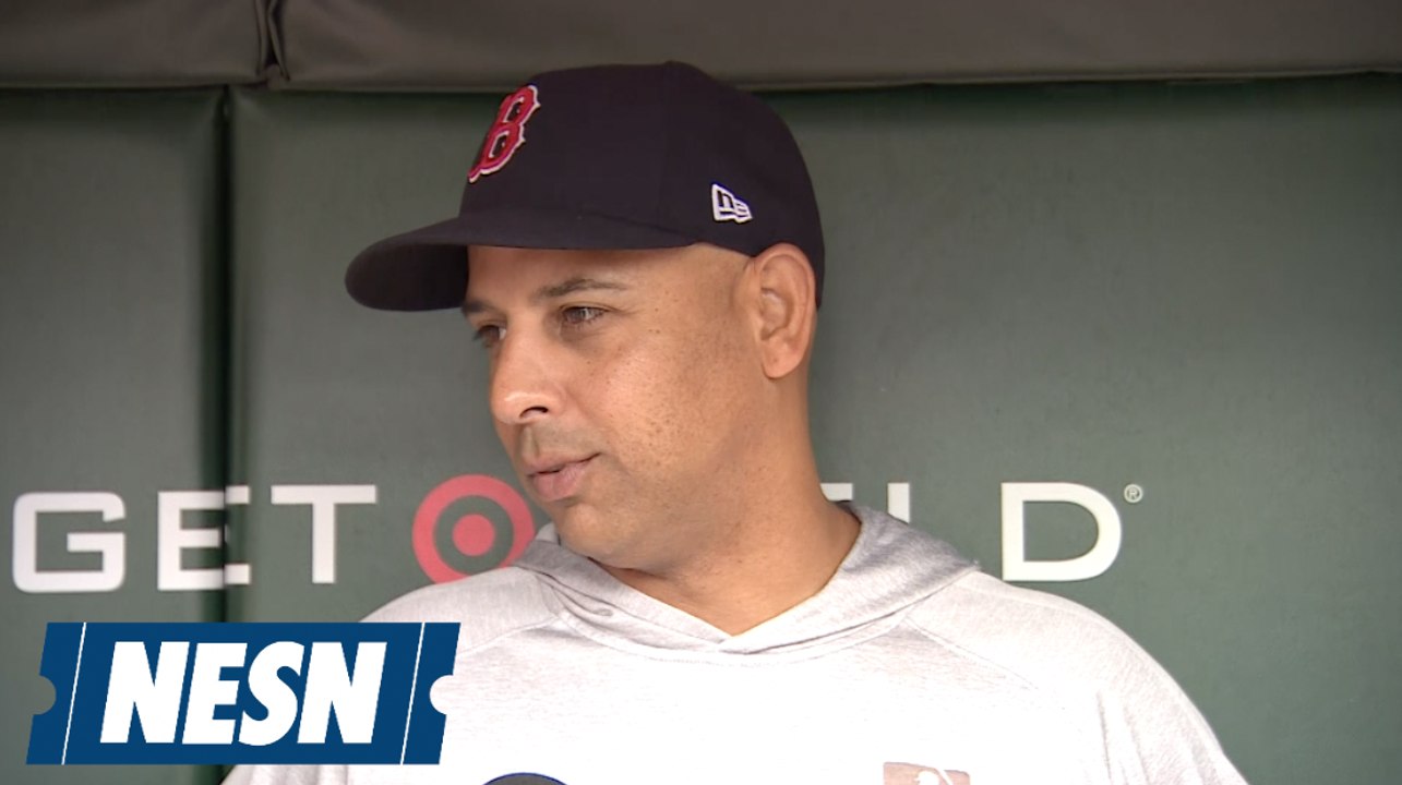 Alex Cora talks strategy to avoid being swept by Twins