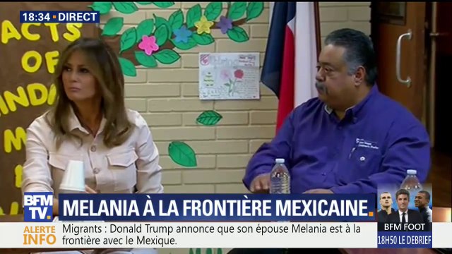 Migrants: Melania Trump est à la frontière avec le Mexique
