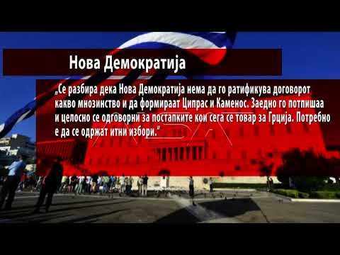 Првите проблеми за Договорот за името