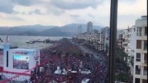 Muharrem İnce'nin İzmir mitinginde gök var, deniz var, yer yok!