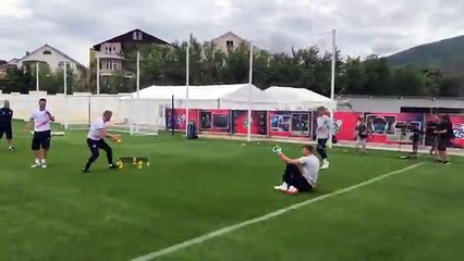 Entrenamiento de la selección de Islandia