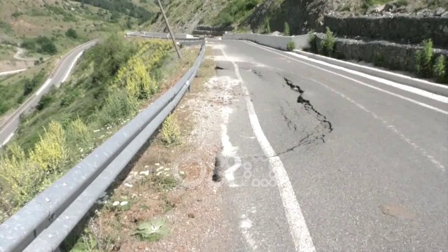Ora News - Rruga 28 mln dollarë, aksi Kukës-Shishtavec, po shkon drejt rrënimit