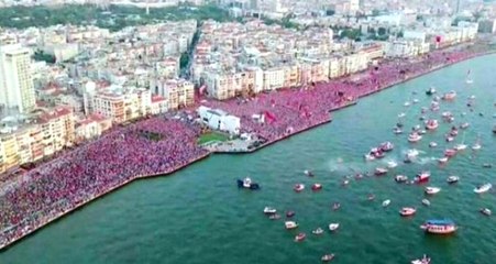 Polis Kayıtlarına Göre Muharrem İnce'nin İzmir Mitingine 2 Milyon 500 Bin Kişi Katıldı